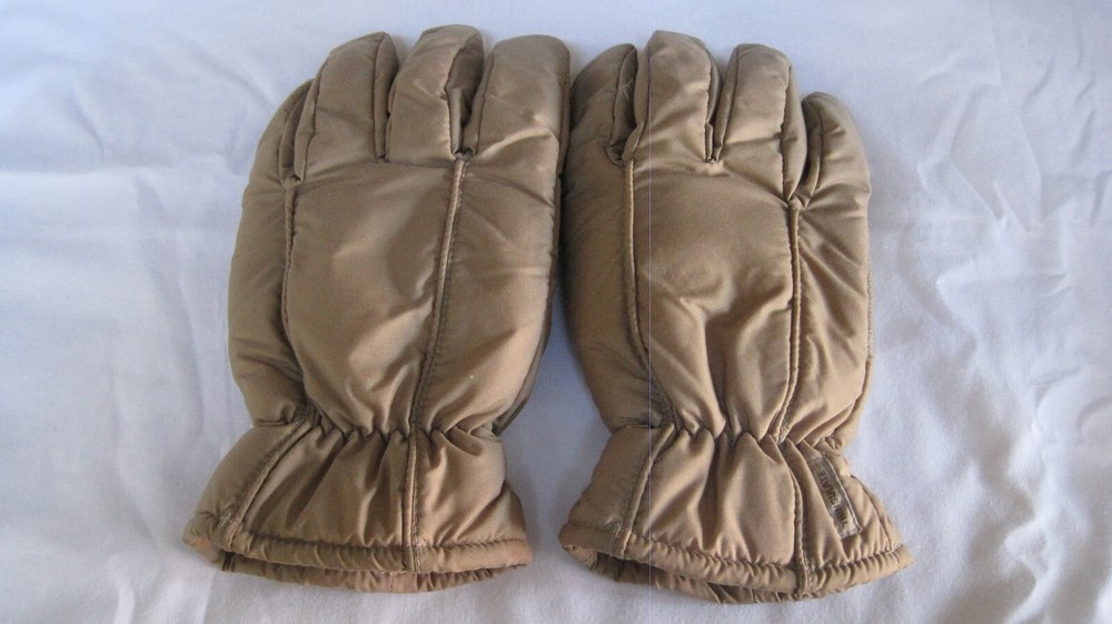 Beige Thinsulate Gloves, Men's XL (NEW)
