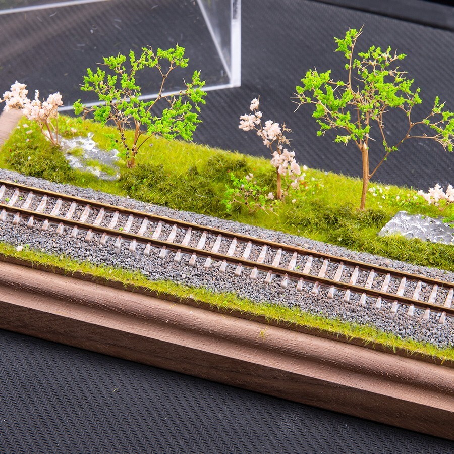 N scale model train Track Railway Box for Model Making Architecture Railroad Kit