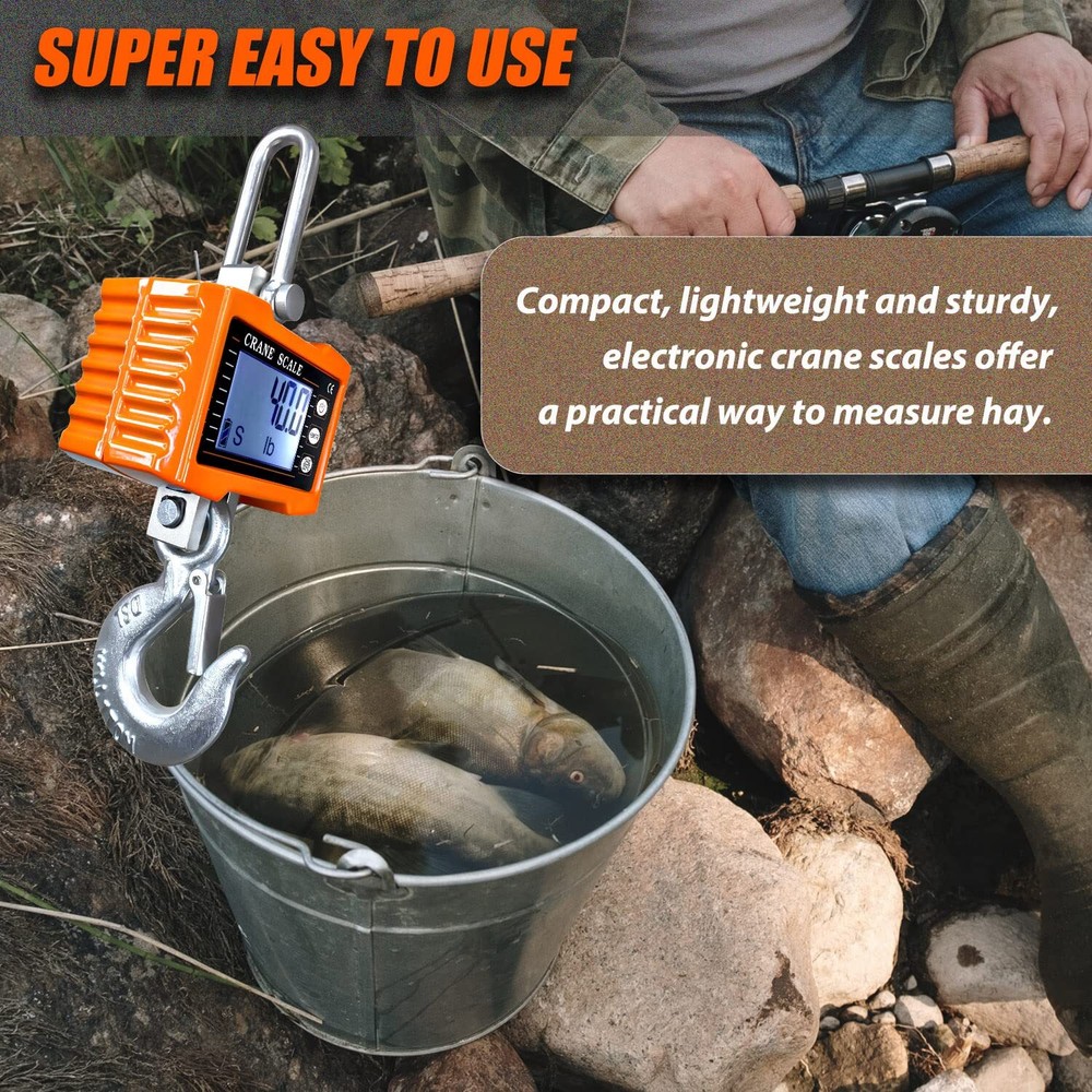 Hanging Scales Digital Weight, 2000LBS Crane Scale with Remote Control