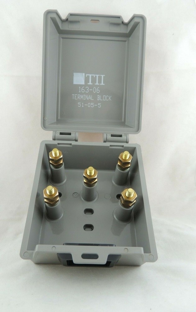 TII Network Technologies Telephone Wire Terminal Box Enclosure 163-06 New