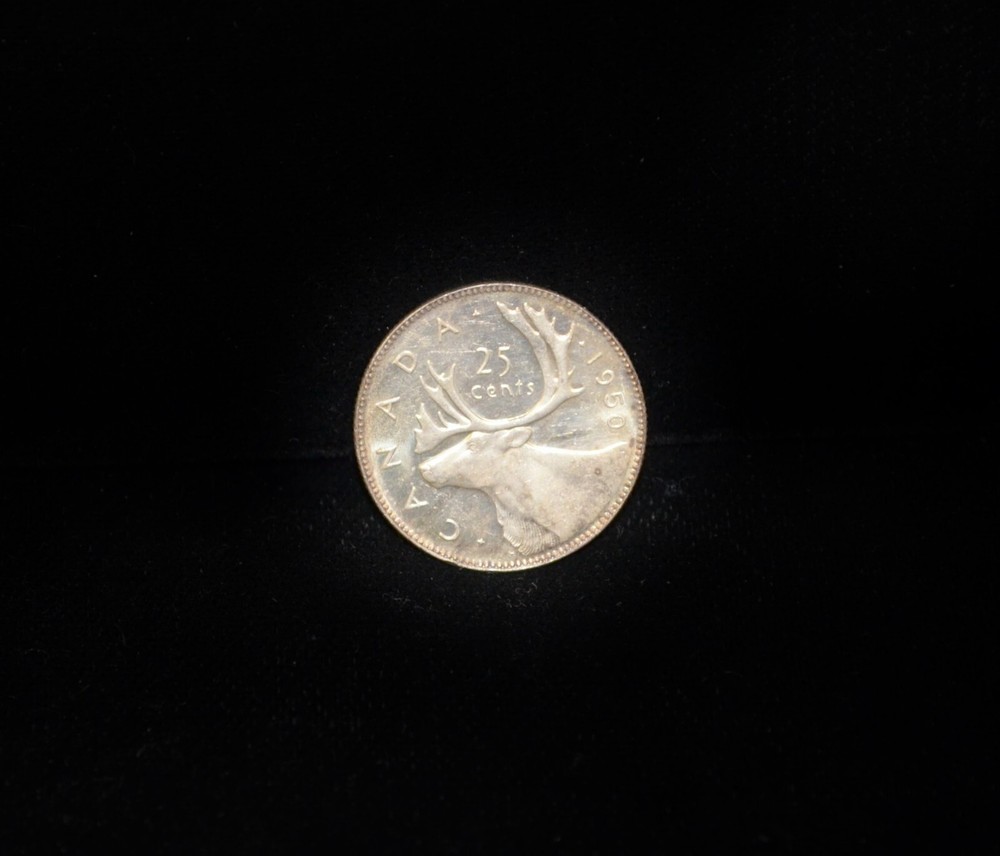 1950 Canada 25C KM 44 #CR10100