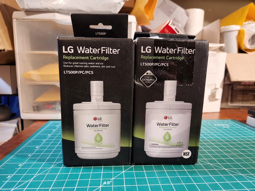 2 LG LT500P/PC/PCS 6 Month 500 Gallon Capacity Replacement Fridge Water Filter