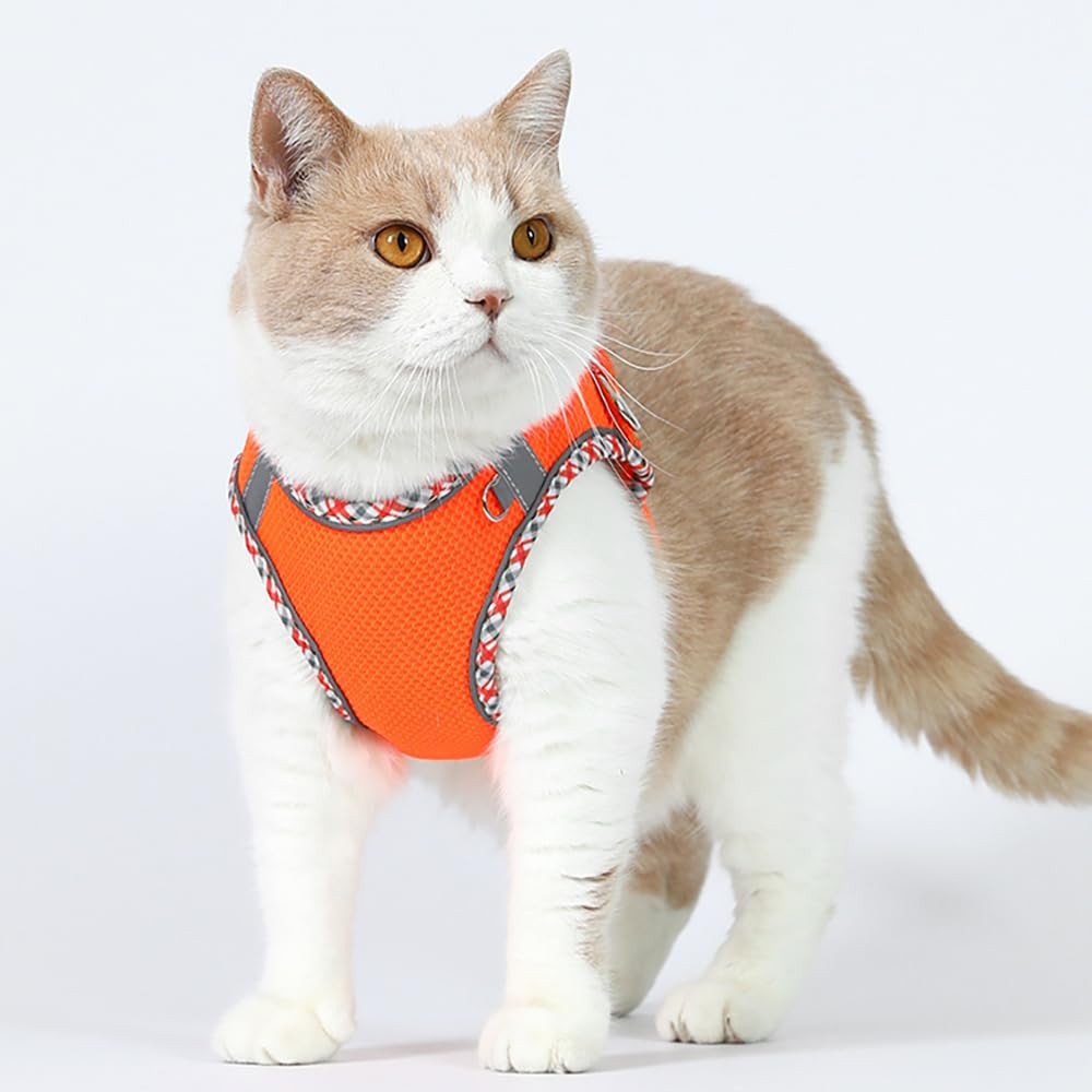 Dog Harness and Leash Set, No Pull Adjustable Reflective Pet Harness for Smal...
