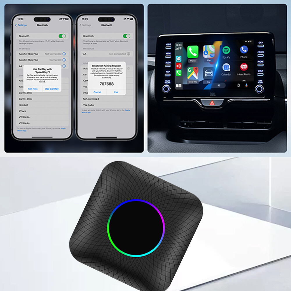 CarPlay Ai Box Plus Android13 QCM 8-Core 8+128GB Wireless Android Auto