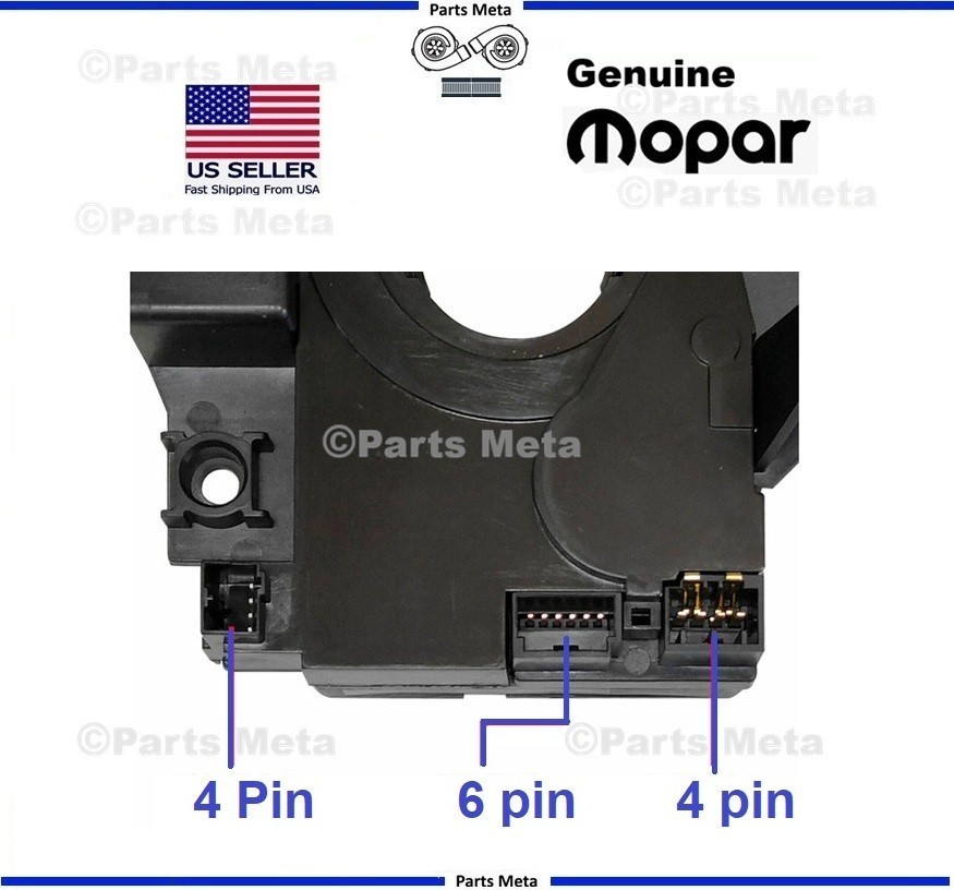Factory OEM Clock Spring & Angle Sensor - MOPAR 5156106AG - For Jeep Wrangler JK