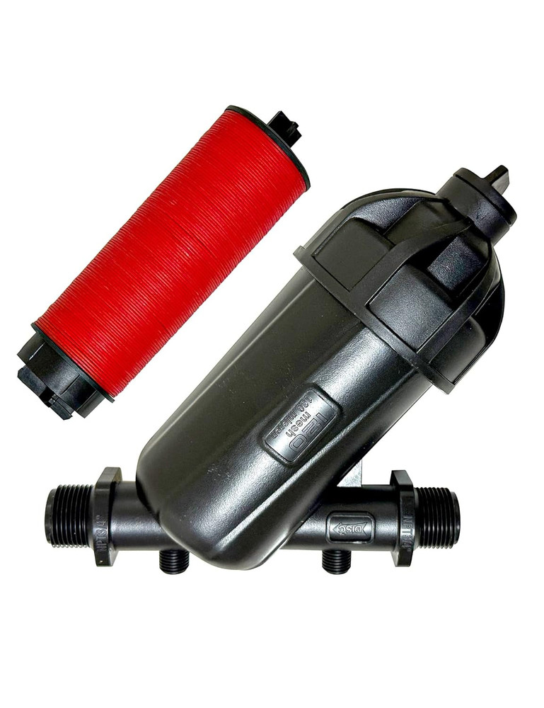Drip Irrigation Disc Filter Y Filter - 120Mesh 3/4 Inch Male Pipe Thread NPT for