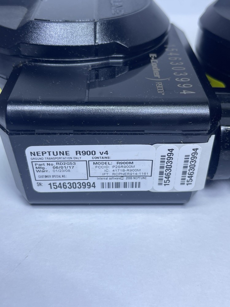 Neptune R900M V-4 RD2G53 E-Coder 2” T-10 Water Meter Registers