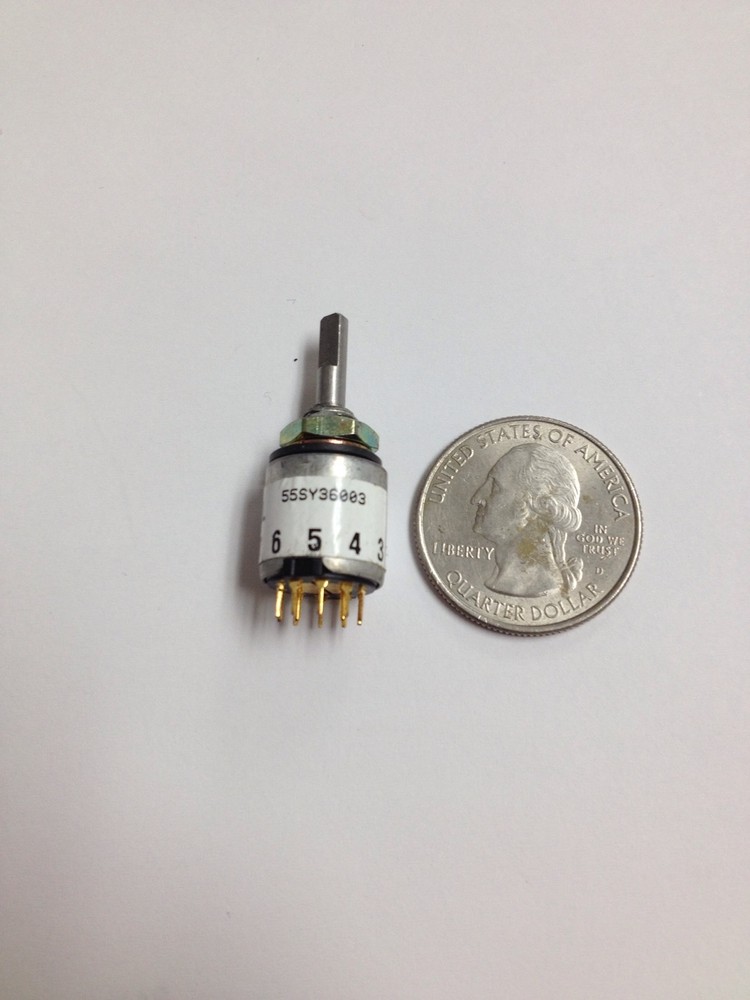 GRAYHILL 55SY36003 ROTARY SWITCH 2 Pole 10 Position