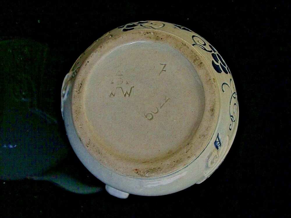 "Spies returning from Canaan" German antique Pitcher Jug stoneware
