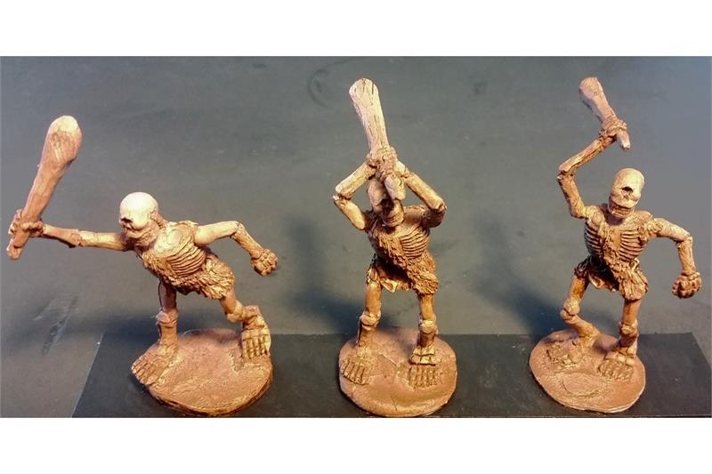 15mm Fantasy Undead Skeleton Cyclops (3 figures)