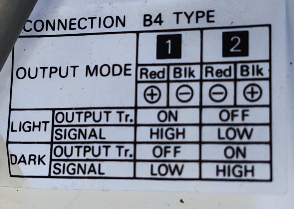 Omron E3S-DS10B4 Photoelectric Sensor with Adjustable Stability Light