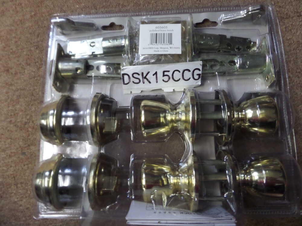 Proguard Project Pack Polished Brass Combo Lockset