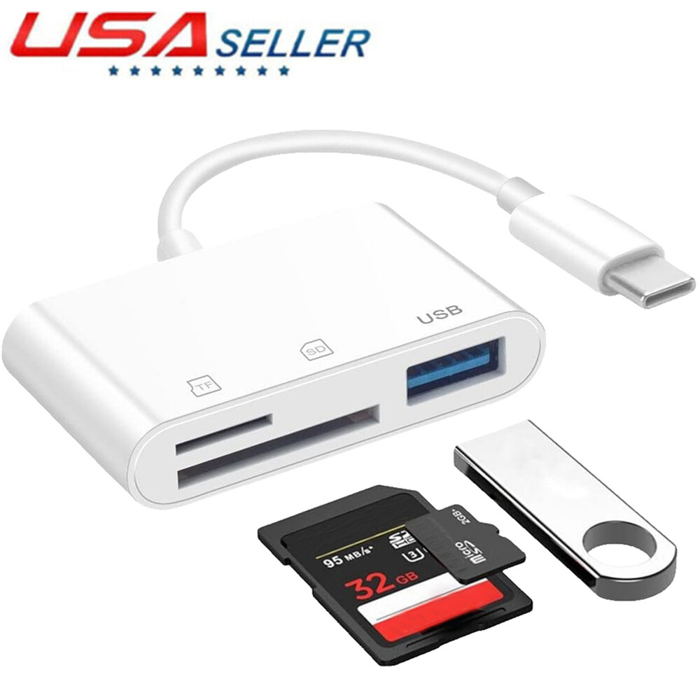 USB-C To SD Card Reader Adapter Type-C For iPad Macbook Pro Air/iPhone17/Samsung