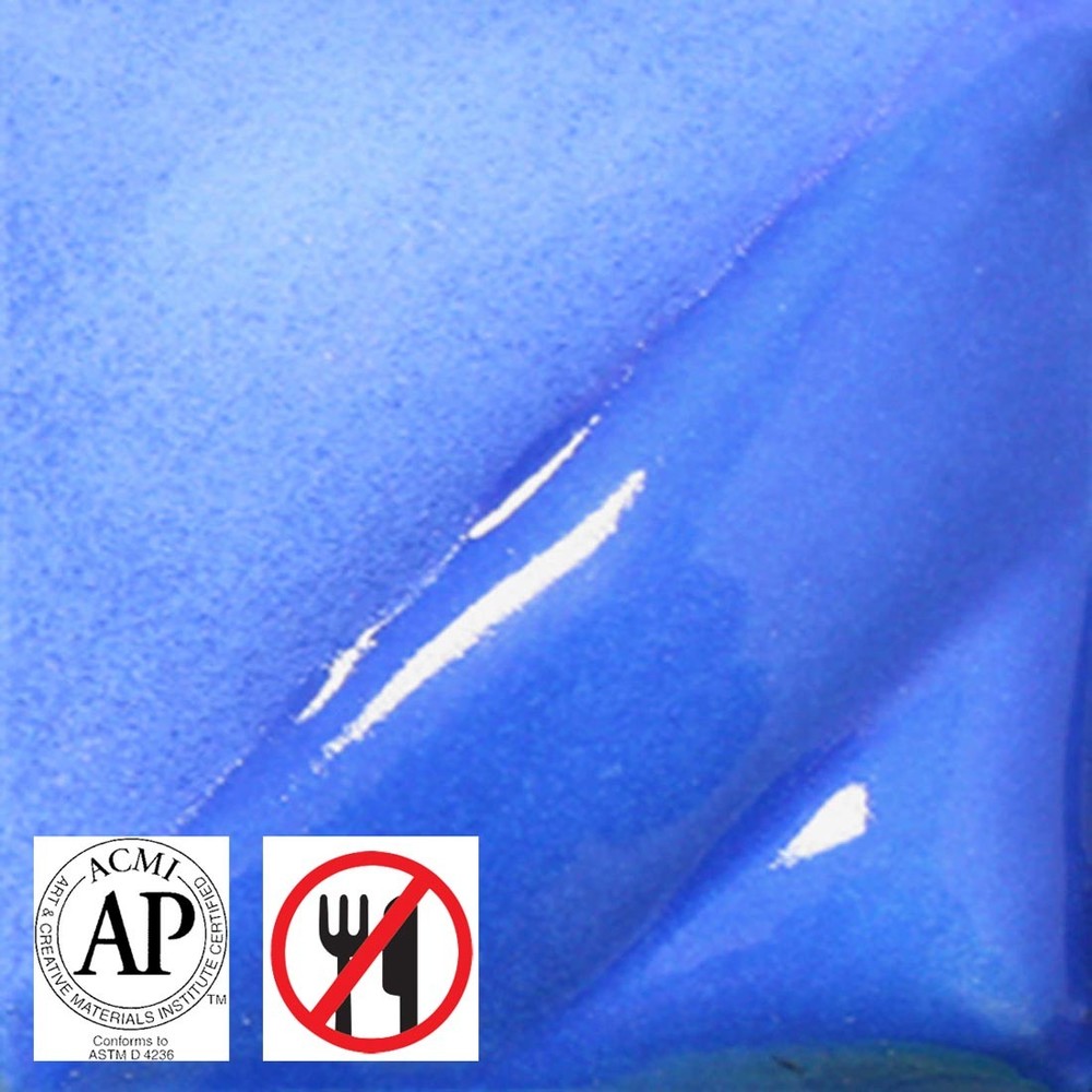 AMACO Liquid Underglaze Decorating Color 2 oz. Medium Blue