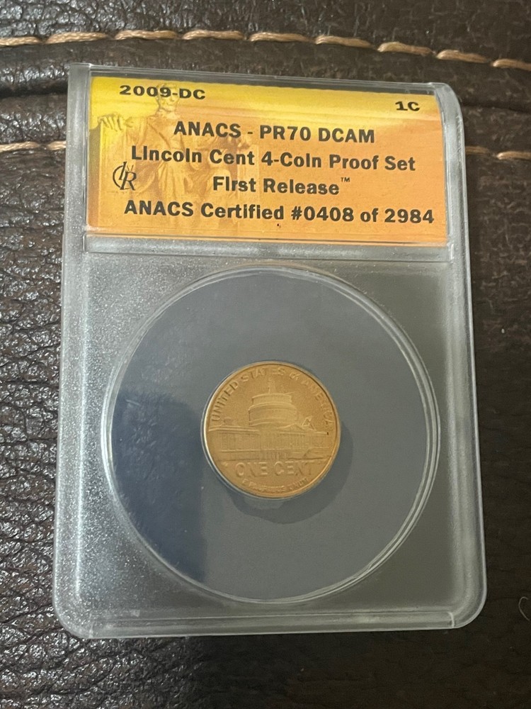 2009 First Release Set #0408 Lincoln Bicentennial DCAM PROOF-70 ANACS -