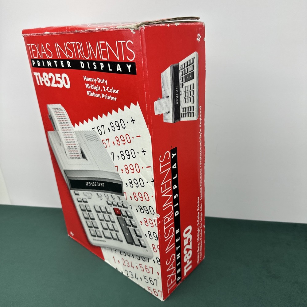 Texas Instruments Model TI-8250 Electronic Calculator Works