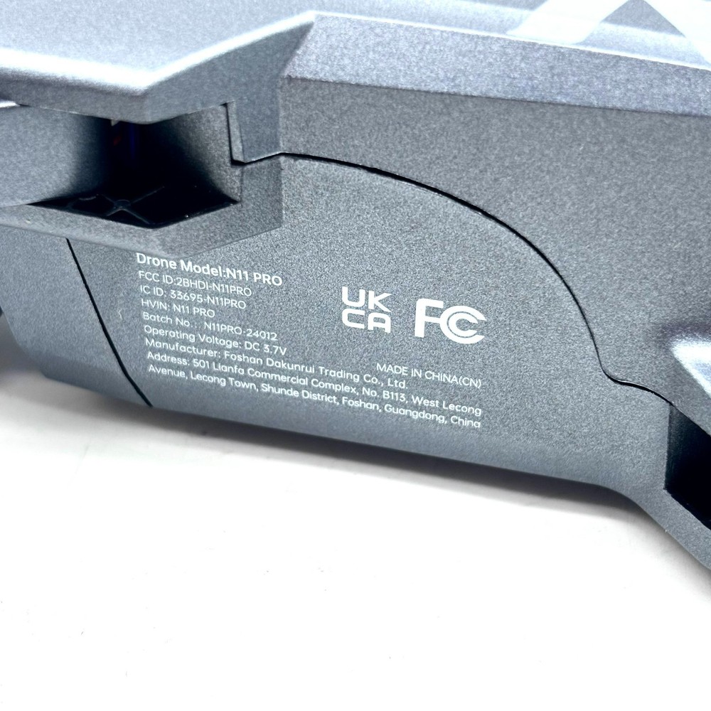 Quadcopter Foldable Drone w/ High Definition Camera & Remote Control: N11 Pro