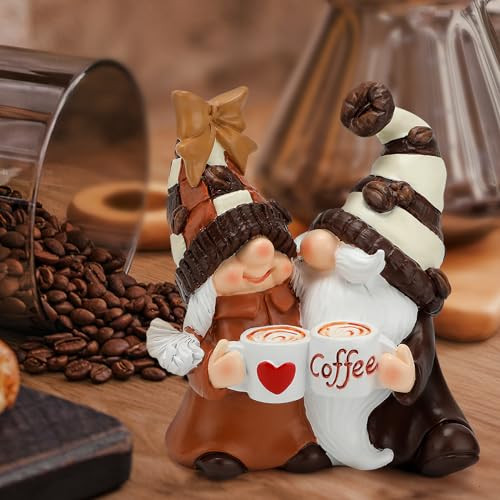 Coffee Gnomes Coffee Bar Decor Accessories Spring Summer Gnome Decorations