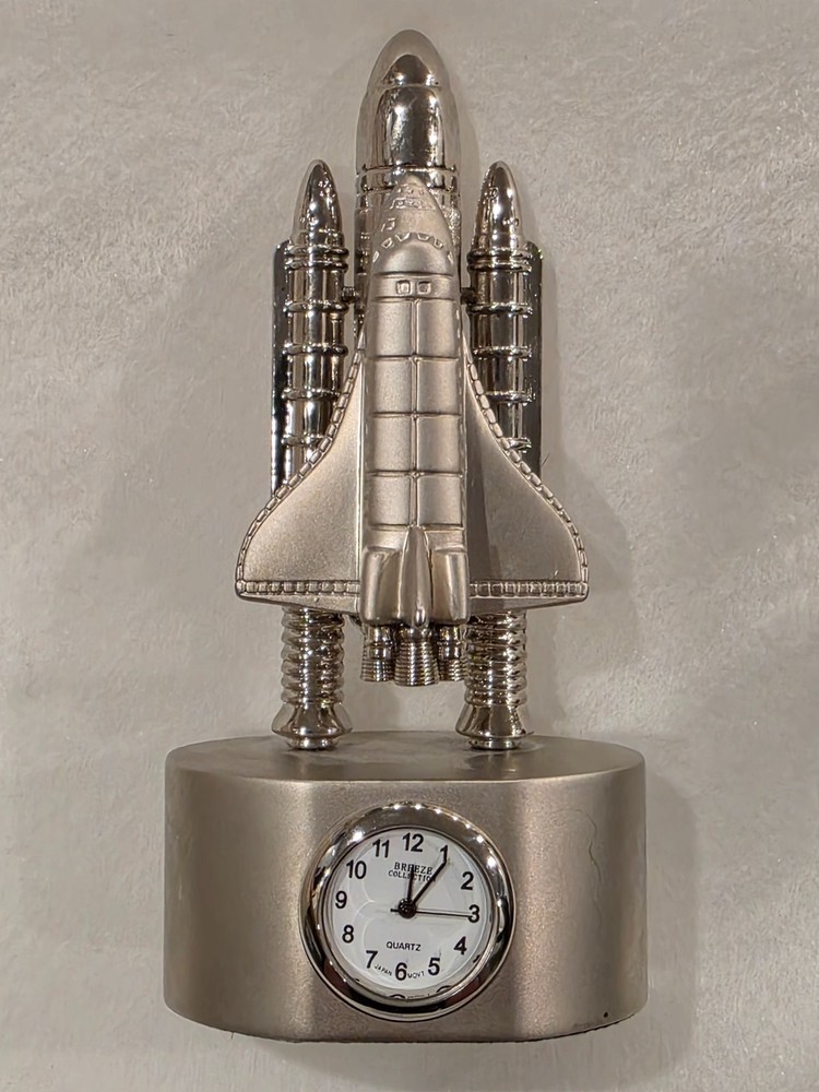 Space Shuttle and Satellite Minature Clocks