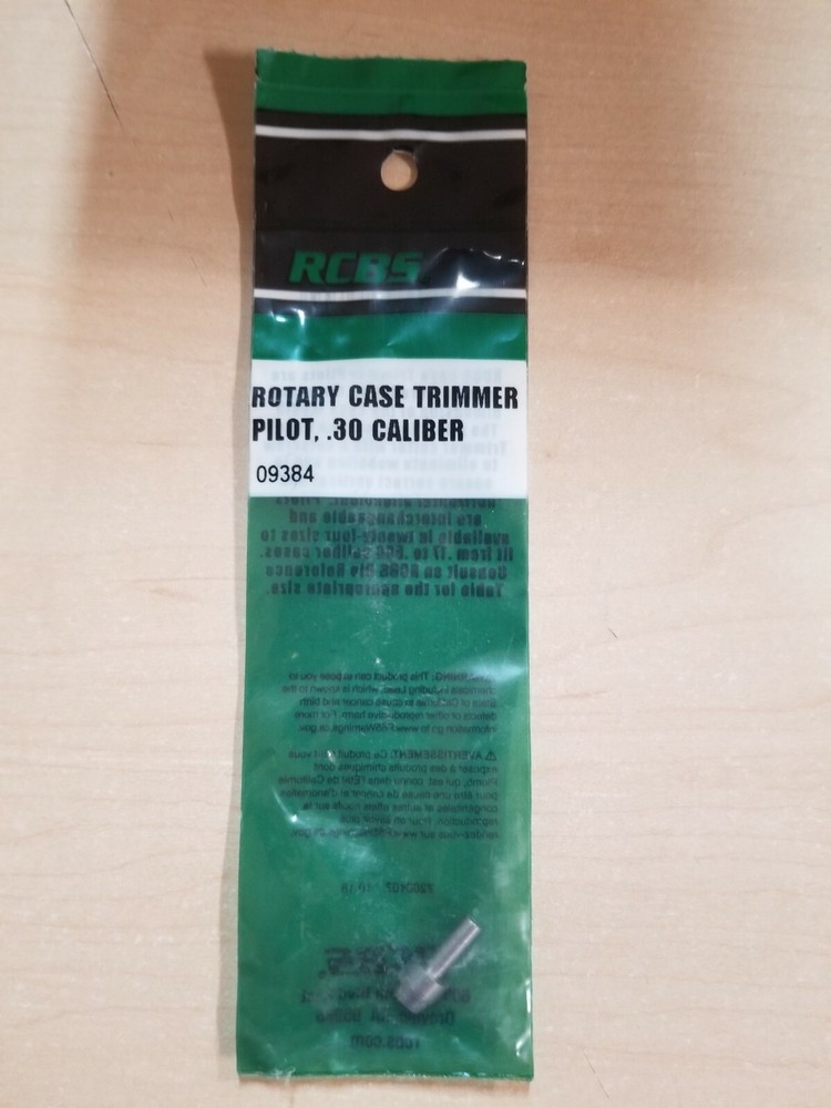 RCBS  Case Trimmer Pilot,  30cal, #9384 NIP