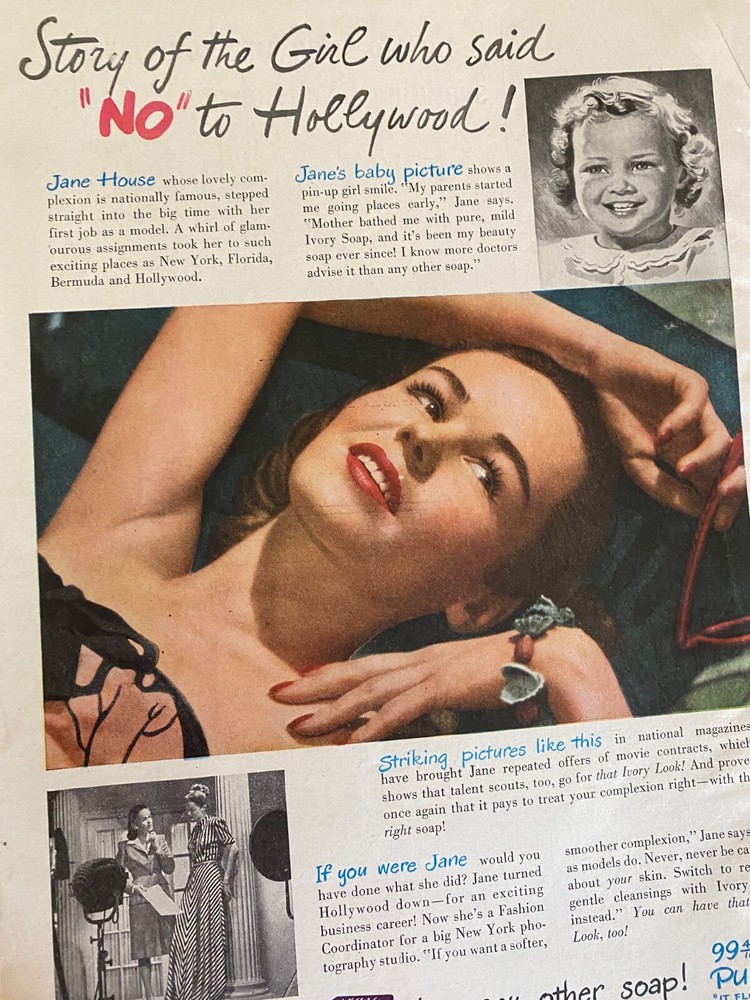 Ivory Soap, Full Page Vintage Print Ad