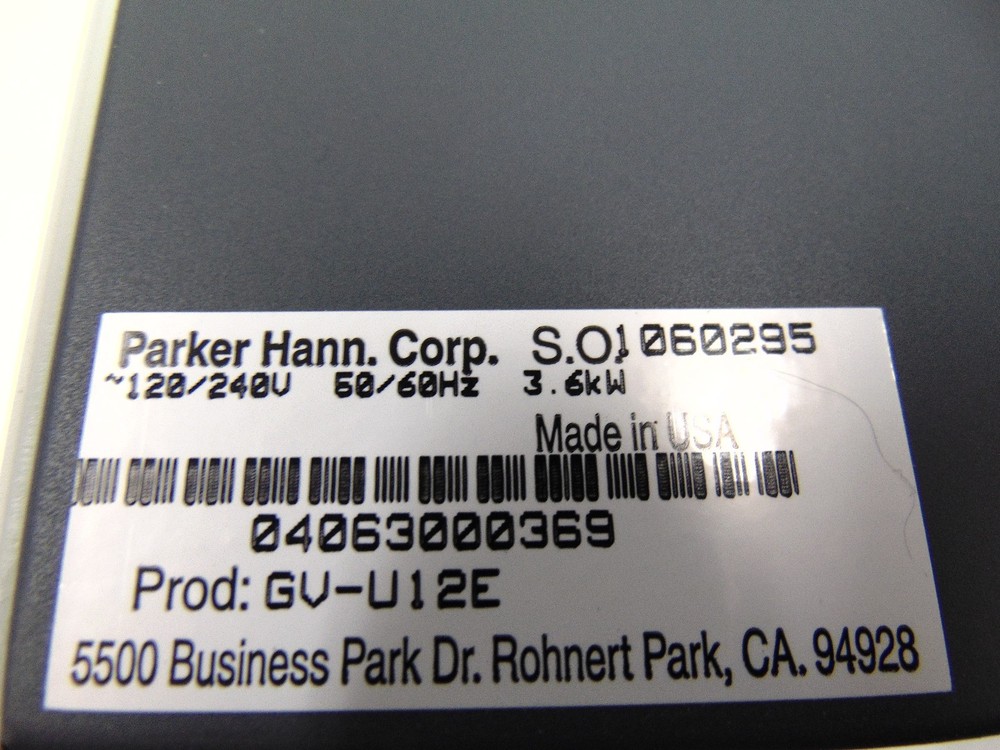 PARKERGV-U12E DIGITAL SERVO DRIVE GEMINI GV SERIES