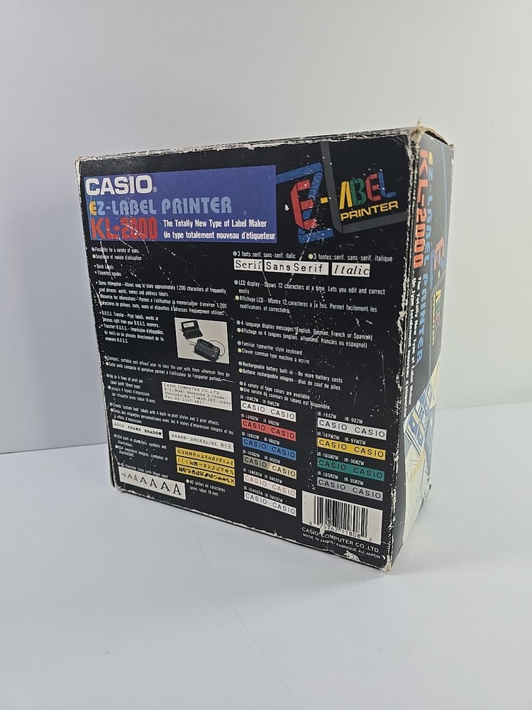 Vintage Casio EZ-Label Printer KL-2000