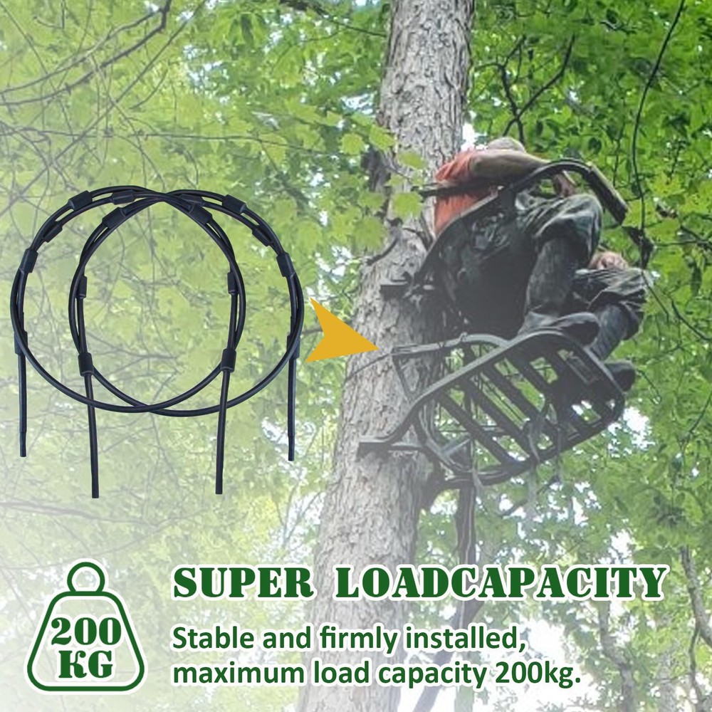 Replacement Tree Stand Cables 2PCS Replacement Cables for Climbing
