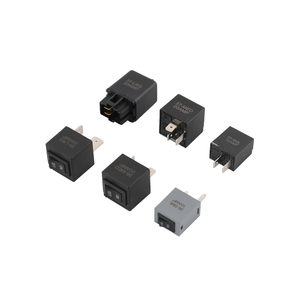 6 Piece Plastic Fuel Pump Relay Bypas Master Kit 9038