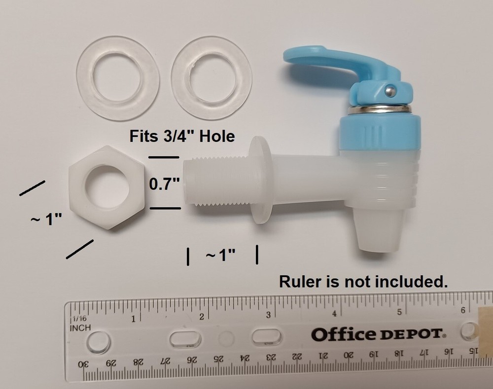 Water Cooler Faucet Replacement, Water Bottle, Jug Water Dispenser, Spigot Spout