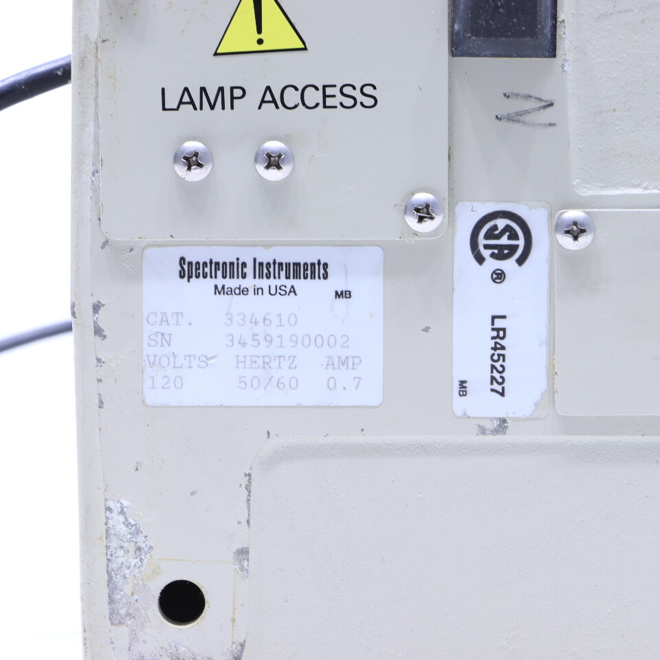 SPECTRONIC INSTRUMENTS 334610 BENCHTOP LABORATORY REFRACTOMETER