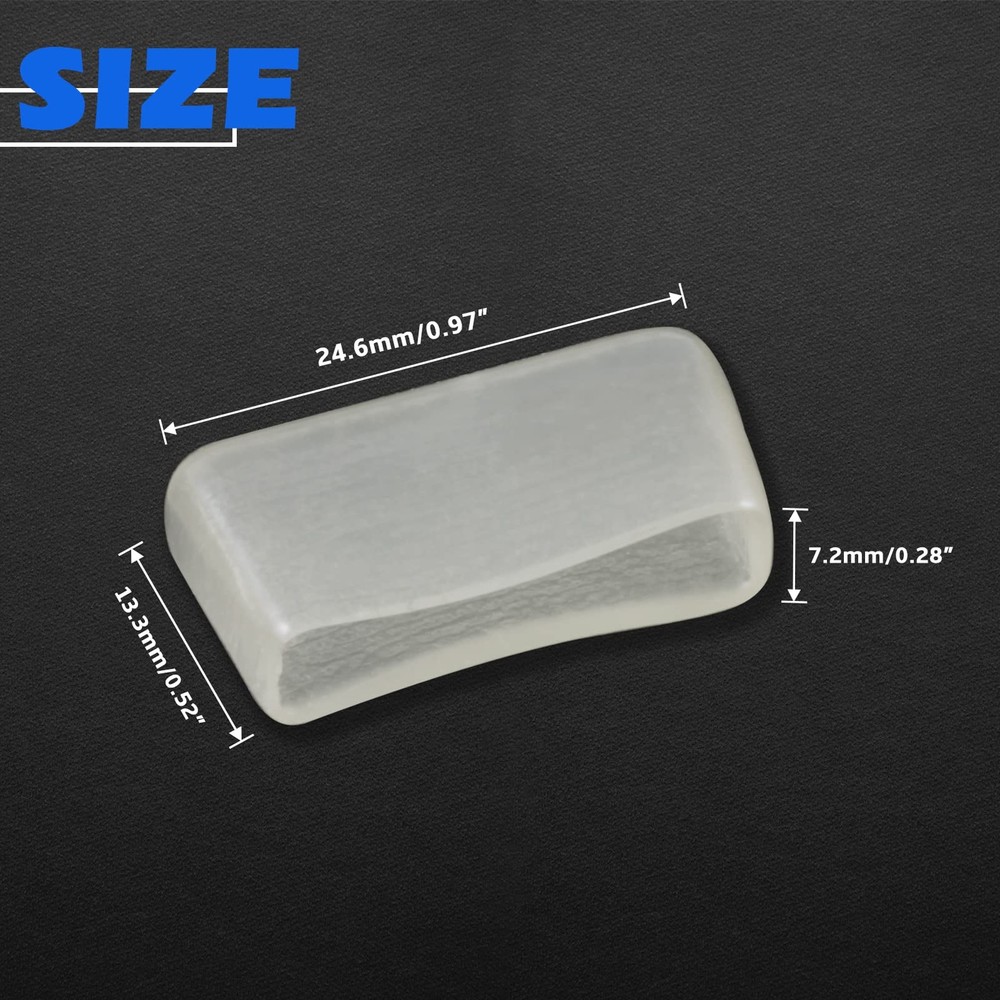 Replacement Rubber Tips Kit 4 Pcs for Standard Glass Running Pliers Tools