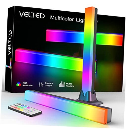 RGB Light Bar, Music Sync RGB IC LED Lights Bars, USB Powered Remote Control