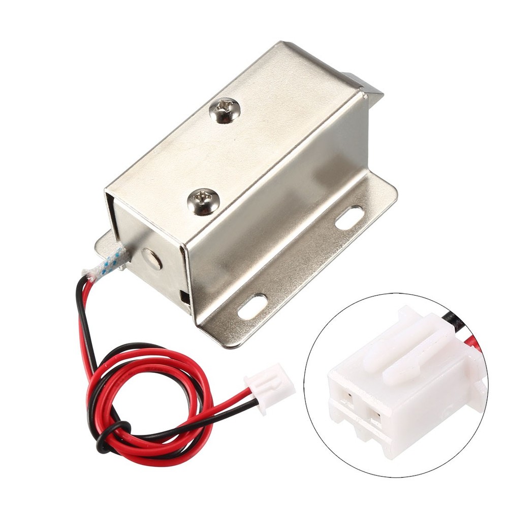 DC 12V 0.6A 11.4mm Electromagnetic Solenoid Lock Assembly for Lock