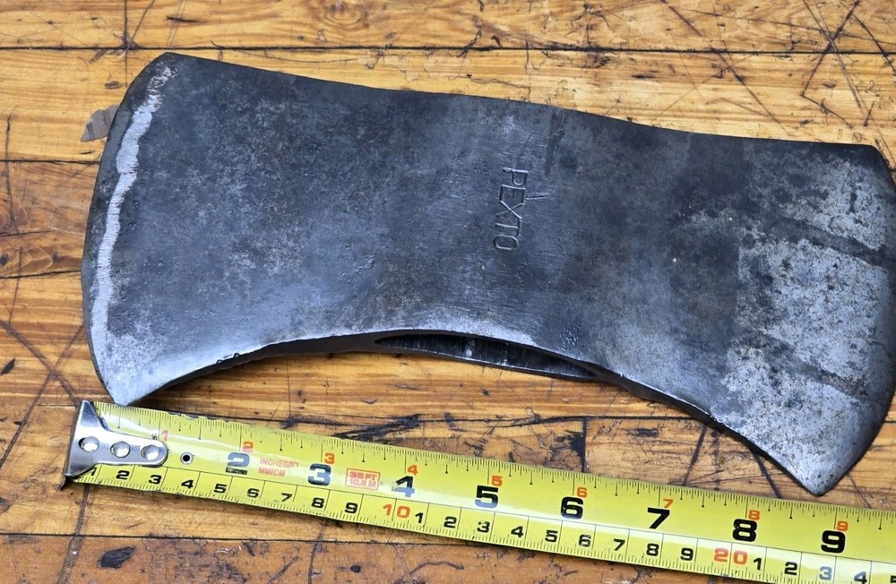 Vintage PEXTO Double Bit Axe Head