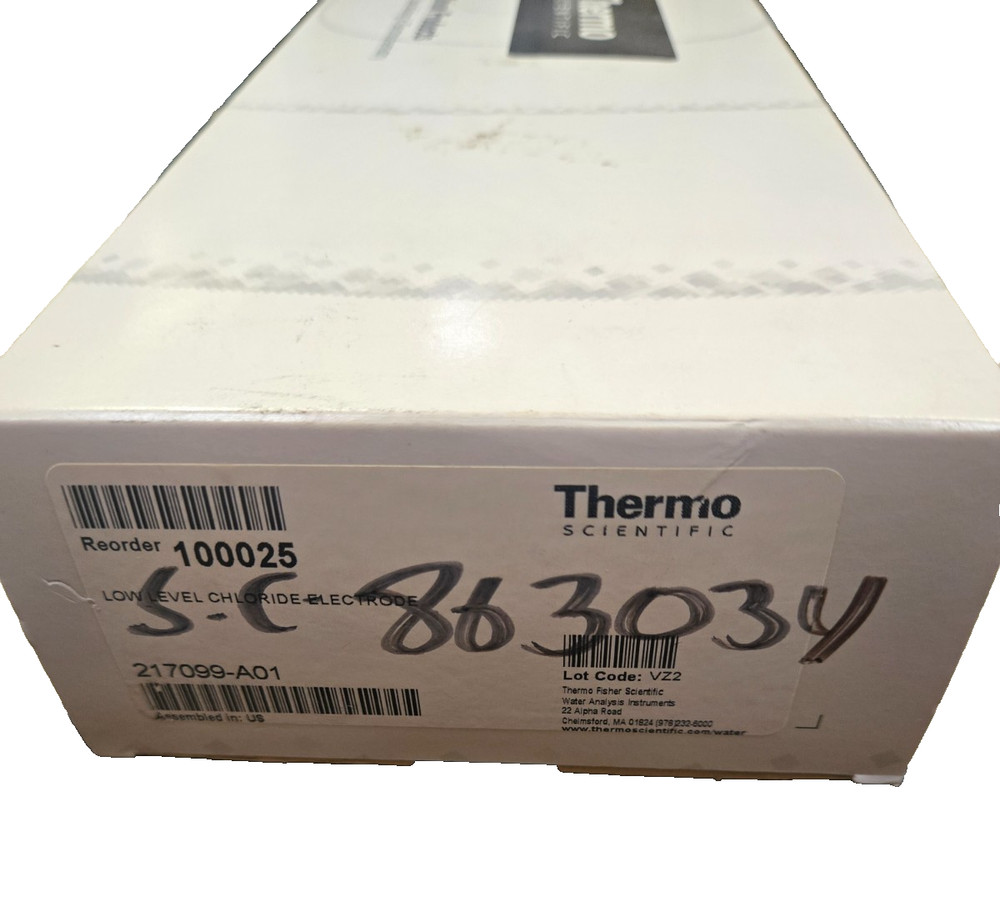 Thermo Scientific Chloride Electrode Analytic Accessory 100025 217099-A01 NEW