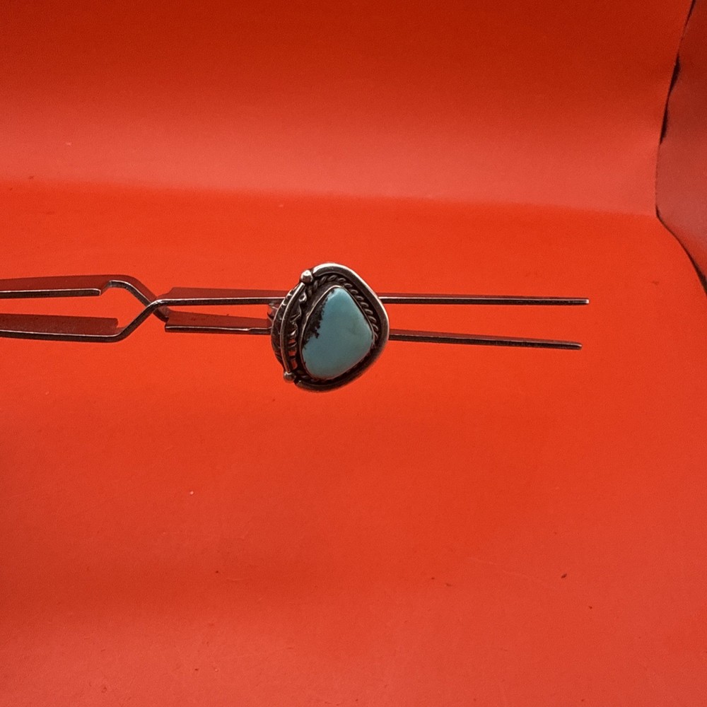 Native American Sterling silver ring with turquoise