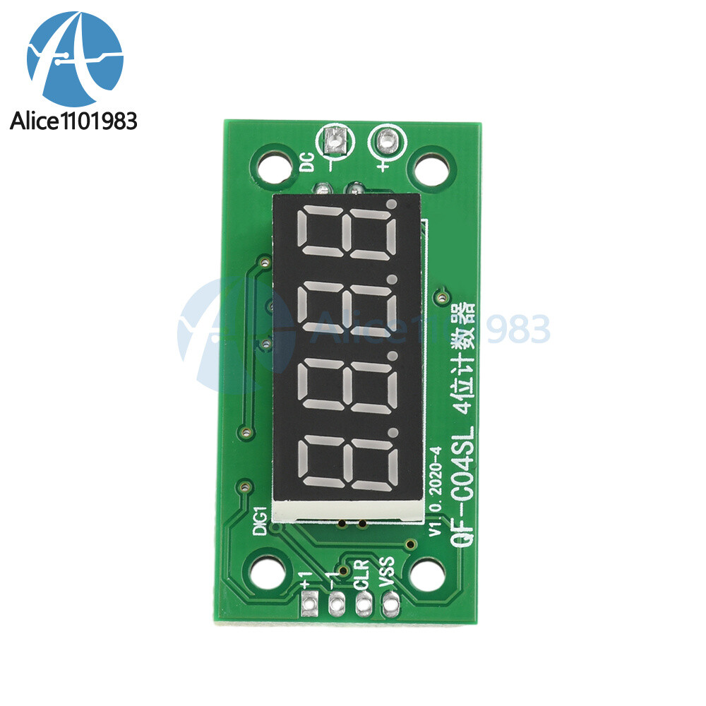 DC4-40V 0-9999 Electronic Digital Counter Module With Power Cut Memory Function