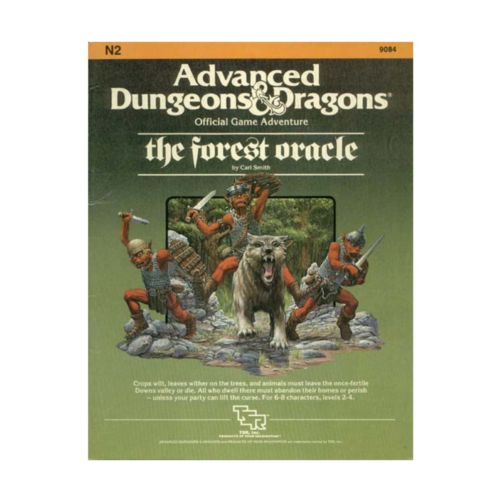 TSR AD&D 1st Forest Oracle Fair+