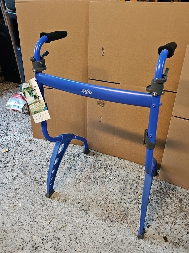 Cosco Ability Care Essentials Space Saver Lightweight Folding Mobility Walker