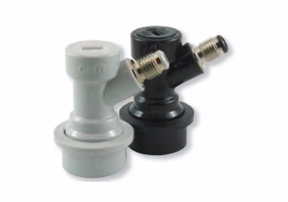 Threaded Ball Lock Quick Disconnects SET Gas & Liquid for Ball Lock Kegs