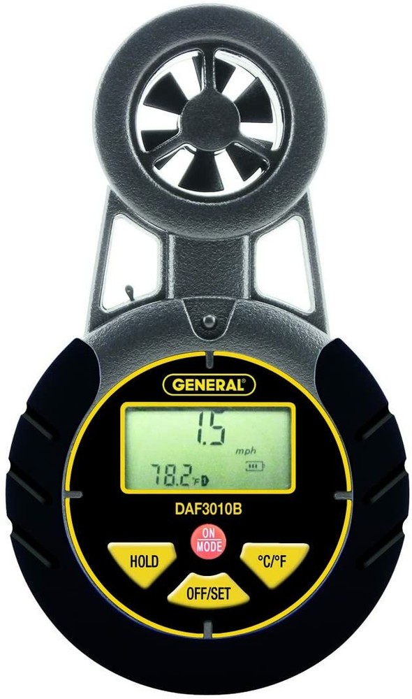 General Tools DAF3010B:  Airflow Seeker Digital Airflow Meter