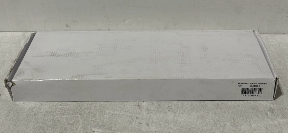 Transource Wired Smartcard Reader Keyboard Model AKB-630SB-TS-New