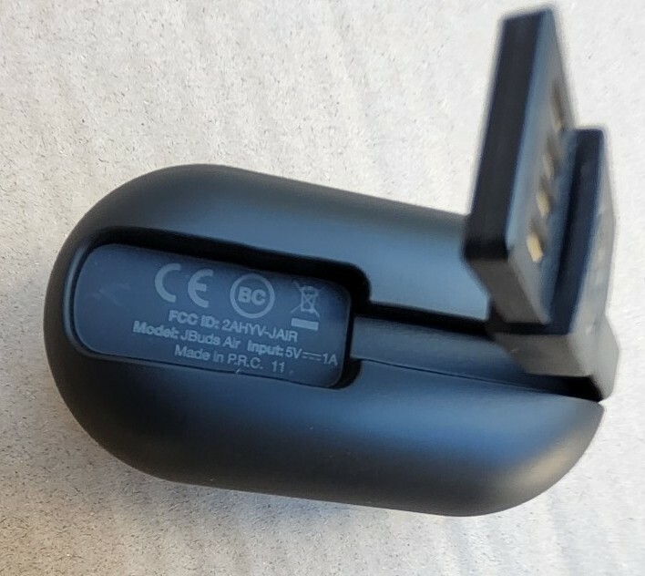 JLab JBuds Air CHARGING CASE ONLY Black