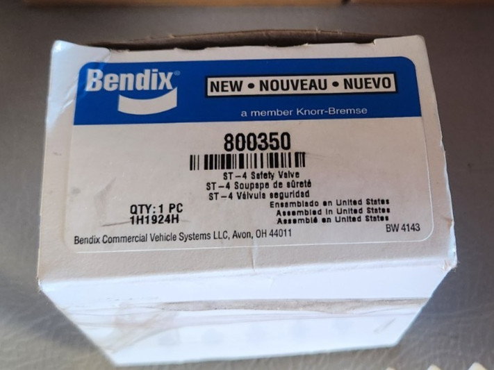 800350 ST-4 Safety Valve Bendix (1 unit)