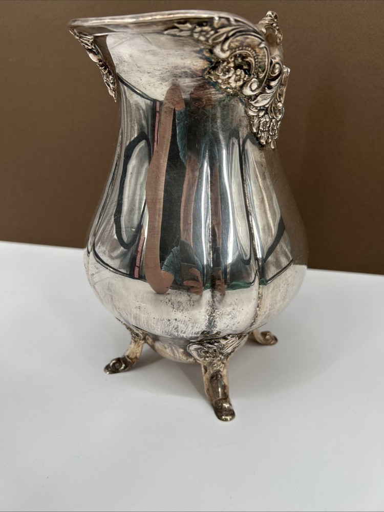 Wallace Baroque 267 Silverplate Footed Water Pitcher Large