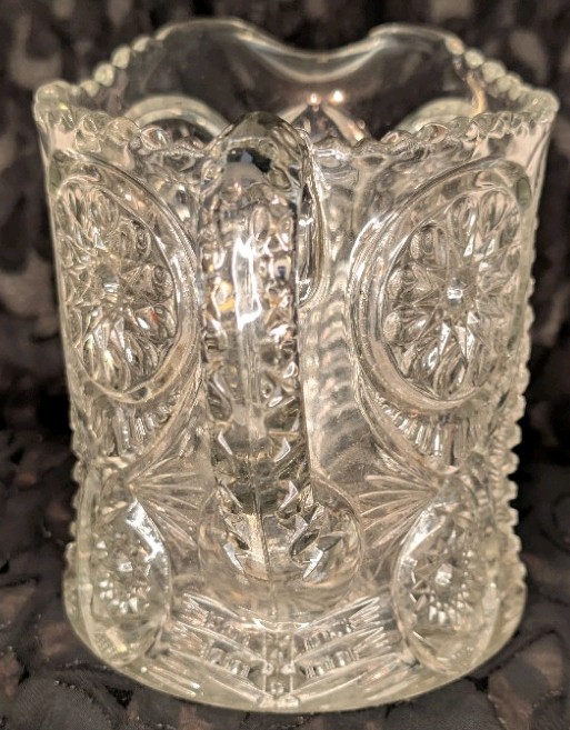 Vintage Crystal Pitcher Height 6"