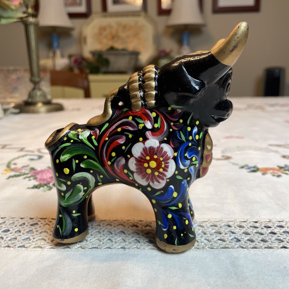 Handmade Torito de Pucara – Peruvian Ceramic Bull – Unique Home Decor & Gift