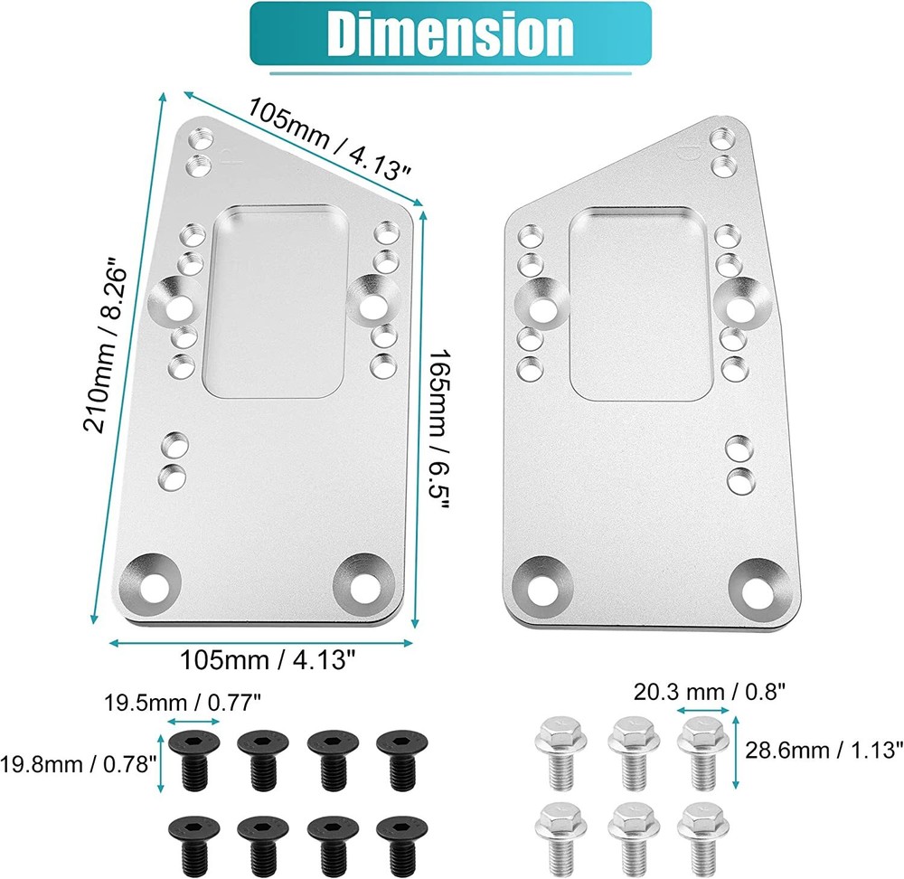Billet LS Engine Mounts LS Swap Kit LS Adapter Plates LS Motor Mount LS3 LS2 LS