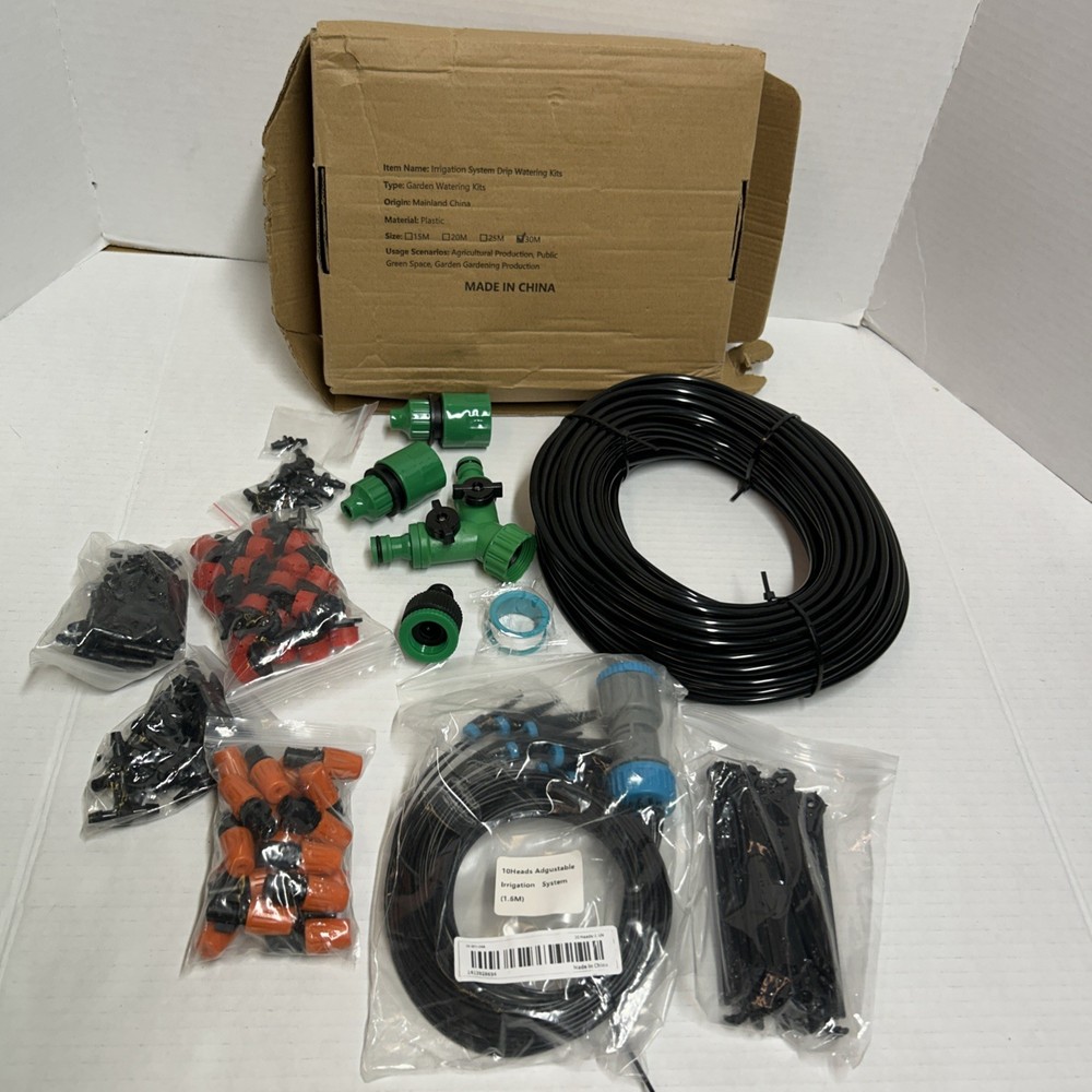 auto drip irrigation watering system dripper kits